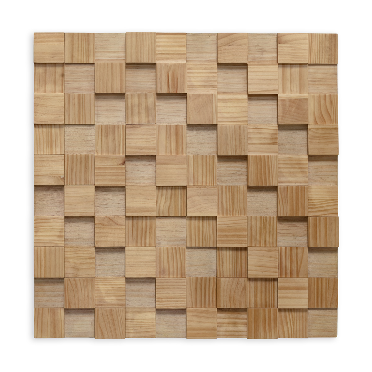 Escultura 79x5x79 Madera -- Natural