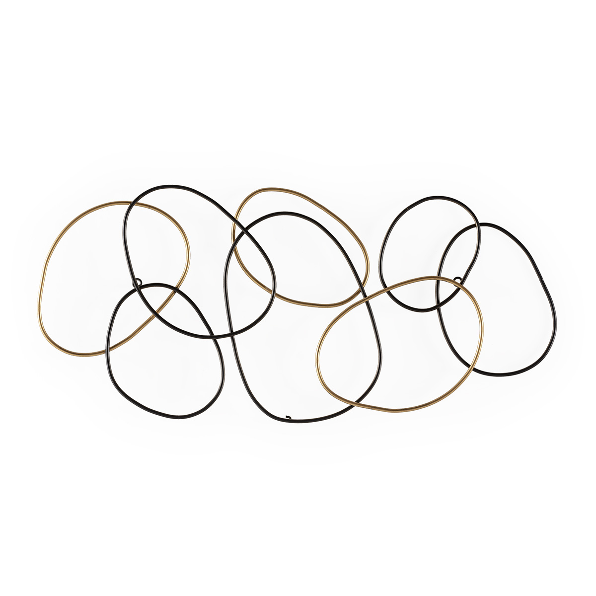 Escultura 91x4x43 Metal -- Dorado/Cobre