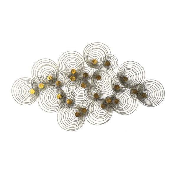 Escultura 96x3x152 Metal Dorado/Dorado Antique