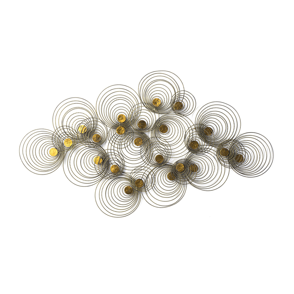 Escultura 96x3x152 Metal Dorado/Dorado Antique