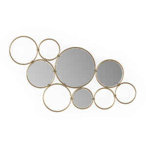 Espejo 100x1x57 Metal/espejo -- Dorado