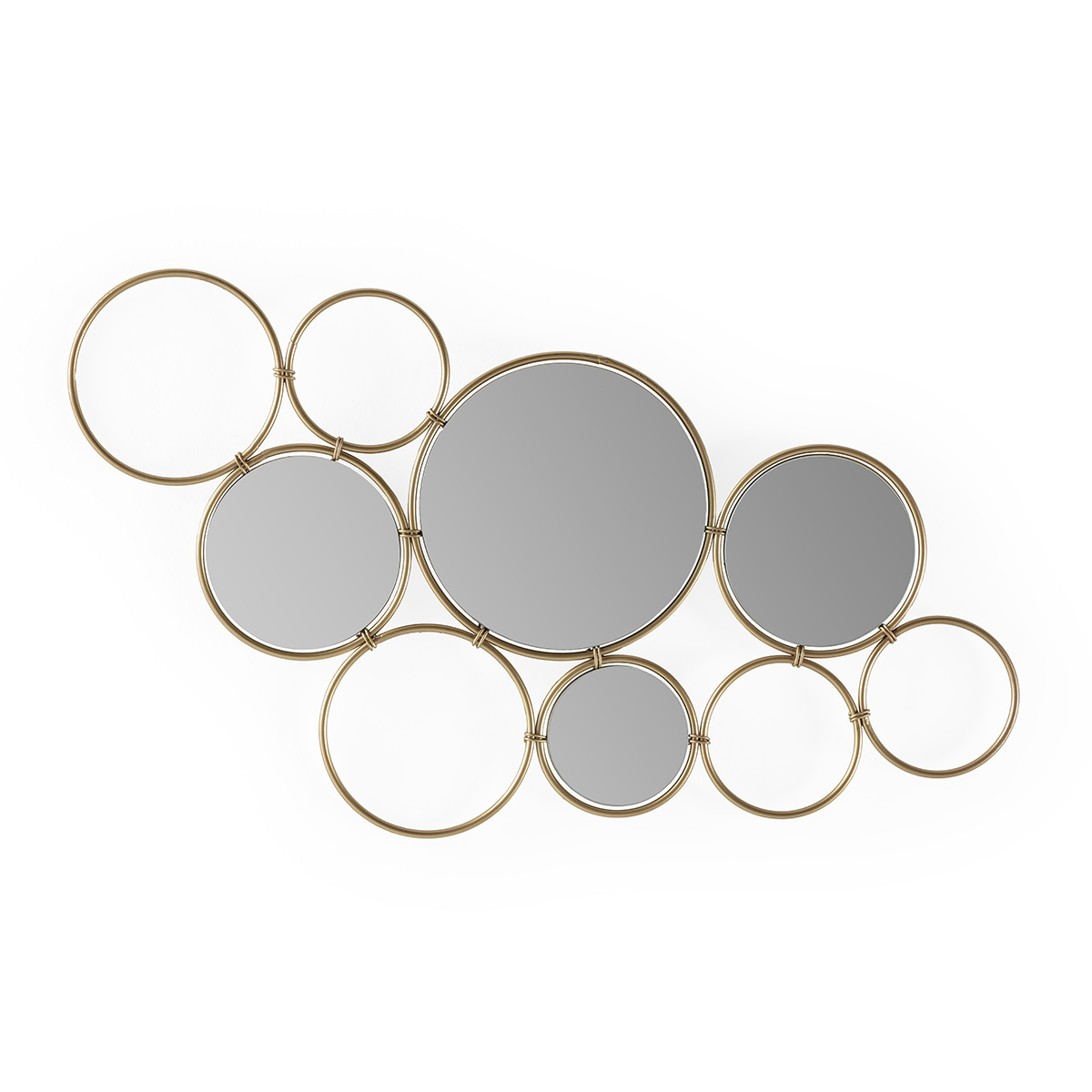 Espejo 100x1x57 Metal/espejo -- Dorado