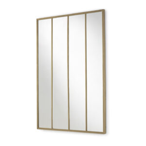 Espejo 100x3x150 Cristal/Metal Dorado