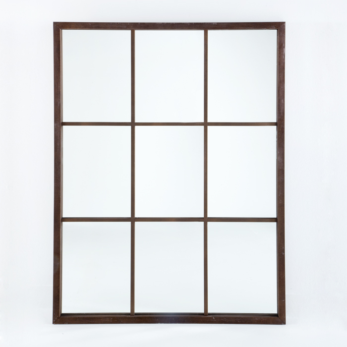 Espejo 100x4x132 Laca/DM Oxido