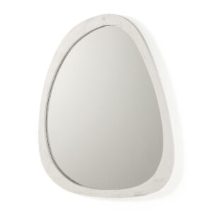 Espejo 101x3x79 Cristal/Madera Blanco