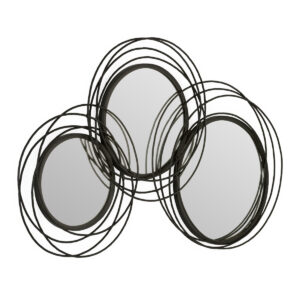 Espejo 117x5x76 Espejo/Metal -- Negro