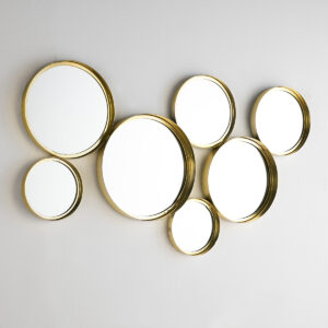 Espejo 119x5x62 Cristal/Metal Dorado