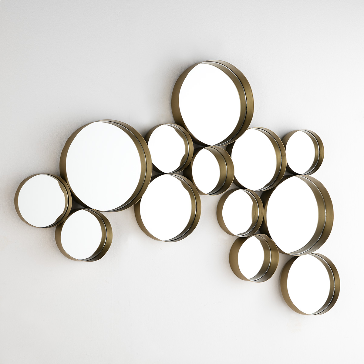 Espejo 131x6x83 Cristal/Metal Dorado