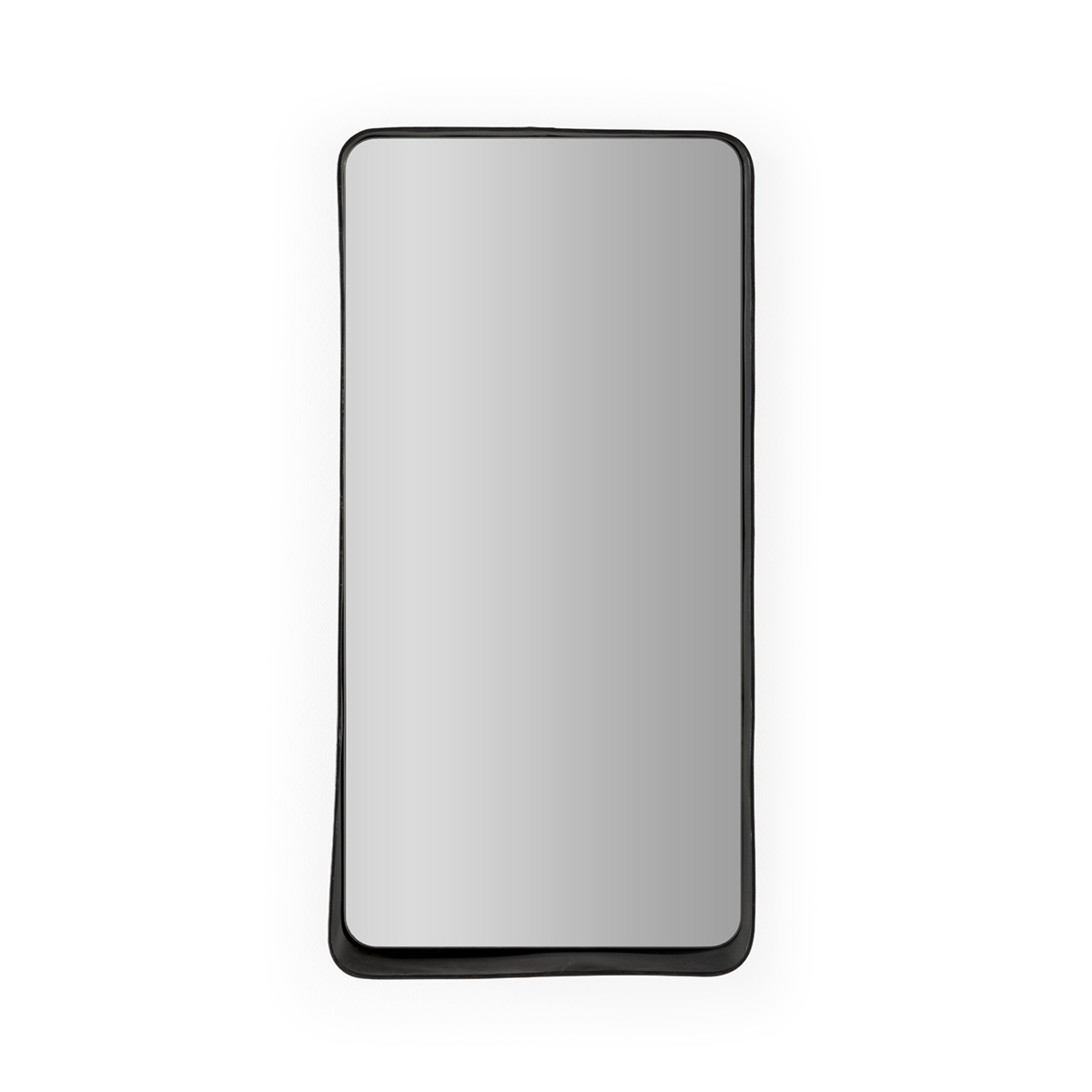 Espejo 31x10x61 Espejo/Metal -- Negro