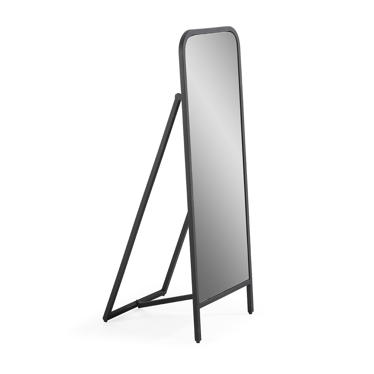 Espejo 45x45x122 Espejo/Metal Negro