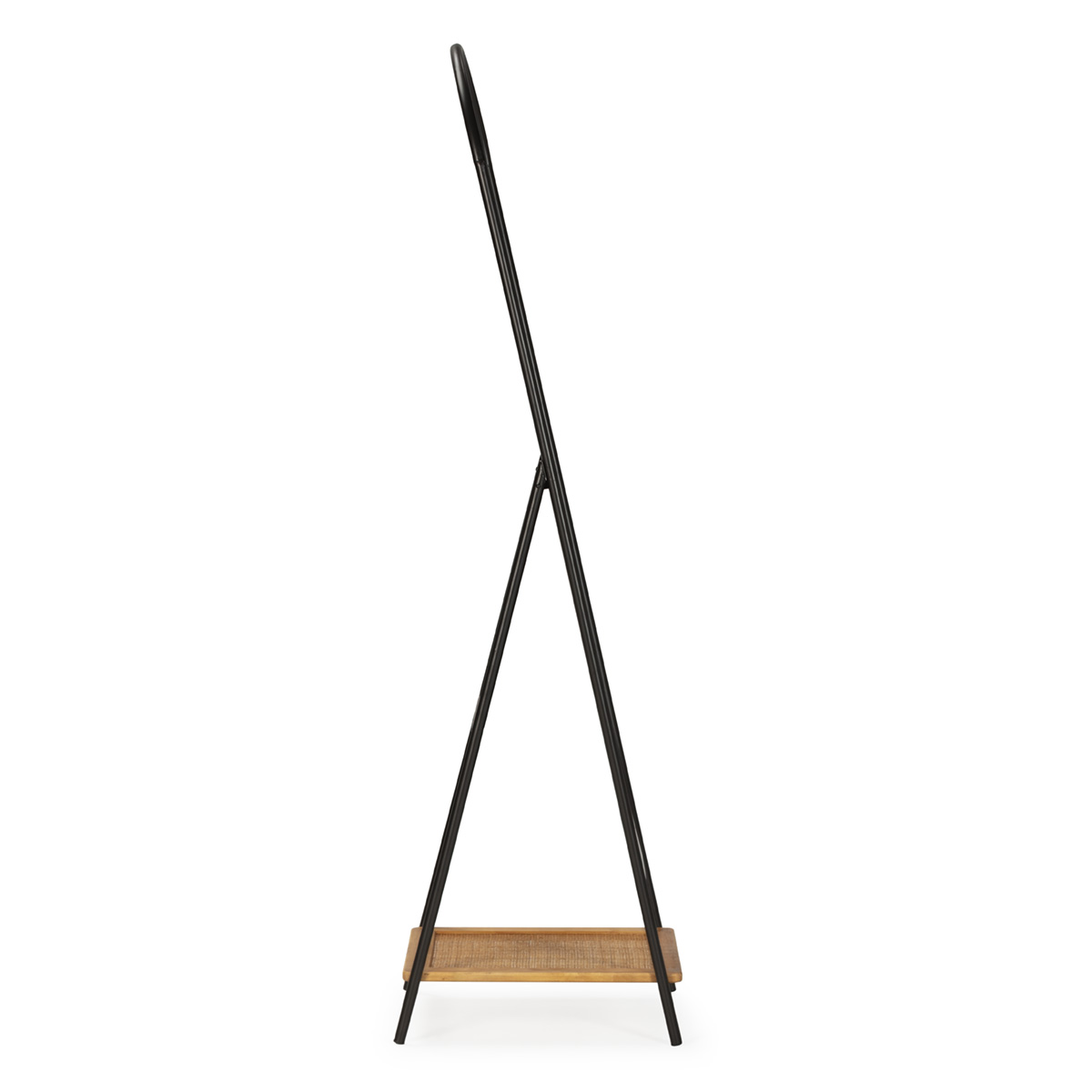 5 Madera/Metal/Ratán -- Negro/Natural