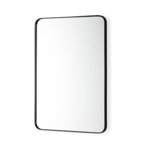 Espejo 60x3x80 Cristal/Metal Negro