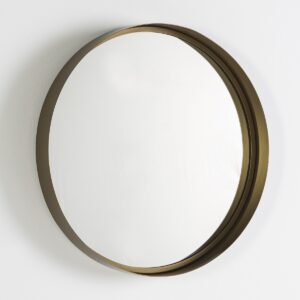 Espejo 61x5 Cristal/Metal Dorado