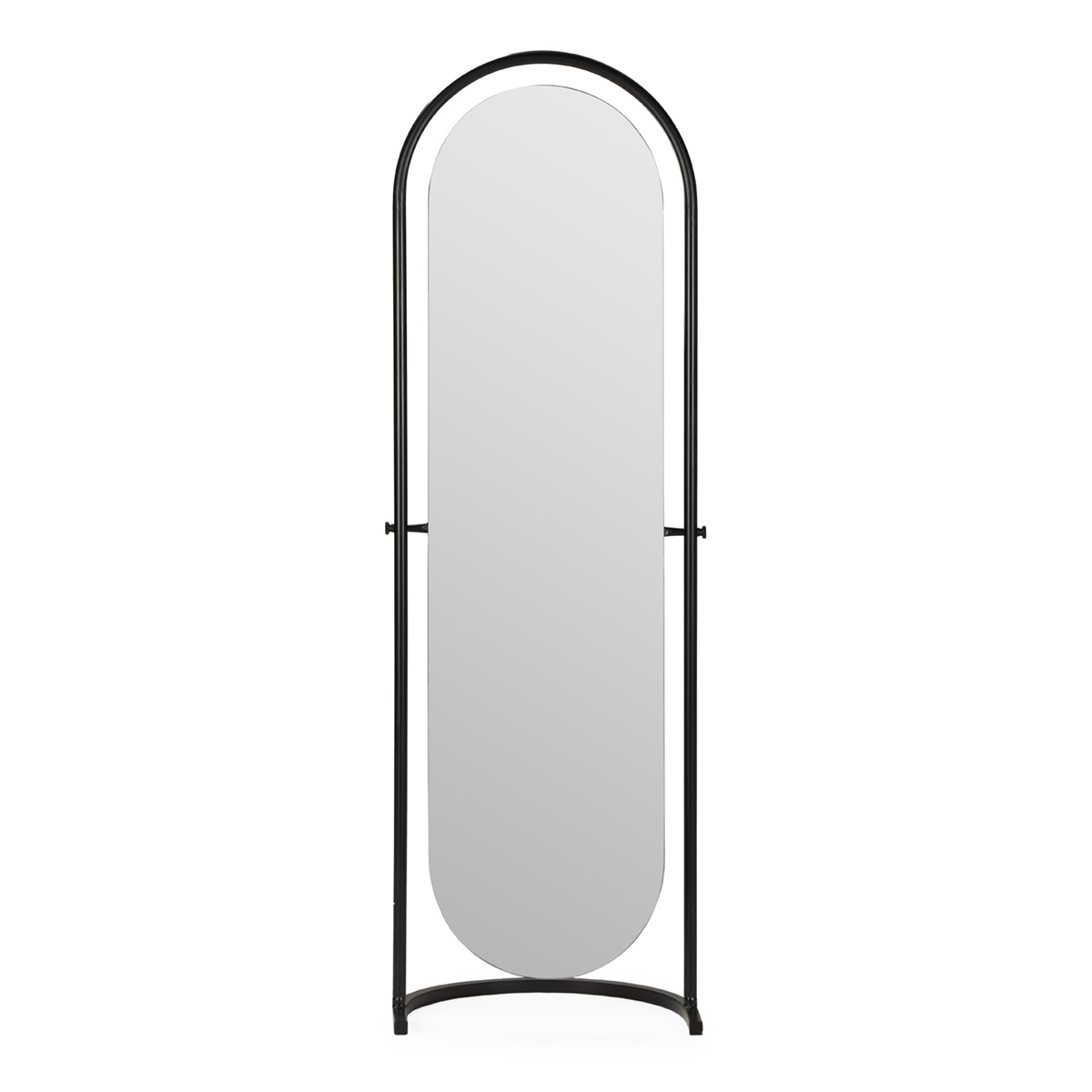 Espejo 63x17x180 Espejo/Metal -- Negro