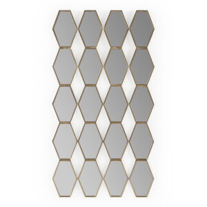 Espejo 73x2x133 Metal/espejo -- Dorado