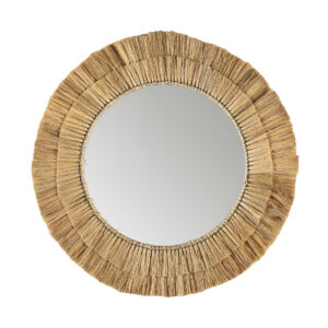 Espejo 76x3x76 Hierba Marina Natural
