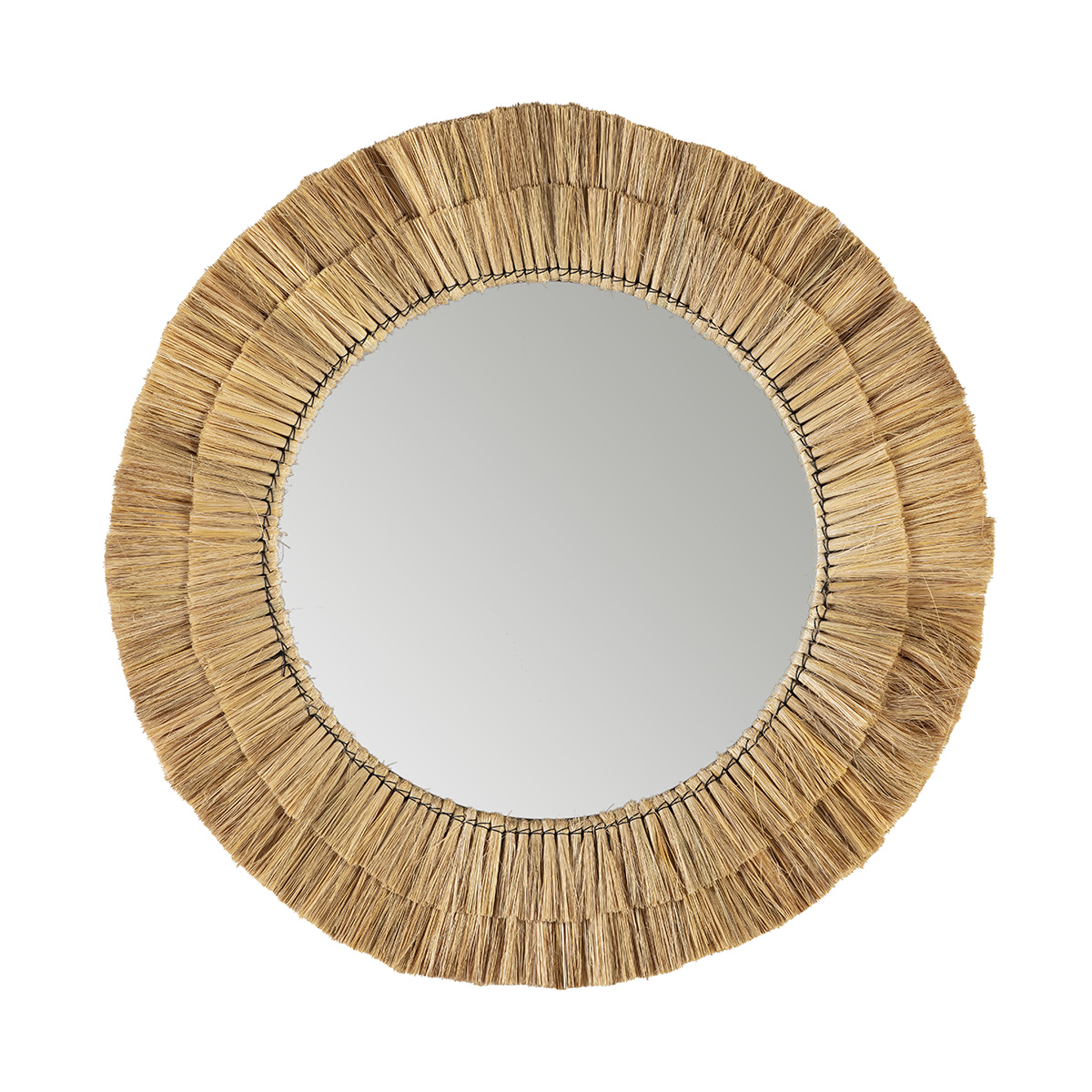 Espejo 76x3x76 Hierba Marina Natural