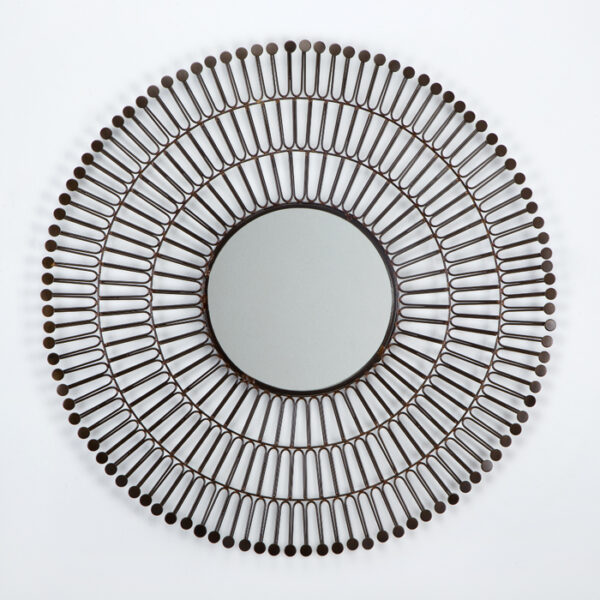 Espejo 78 cm Metal Cobre