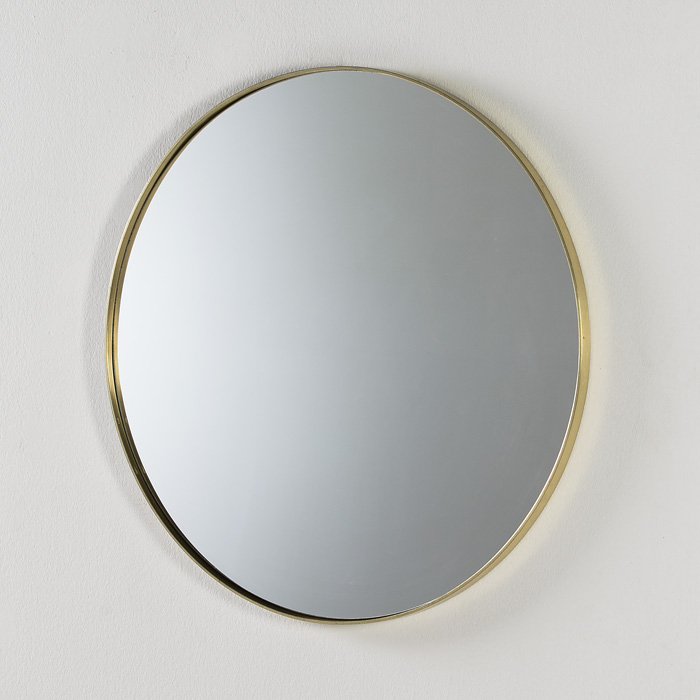 Espejo 80x5 Metal Dorado