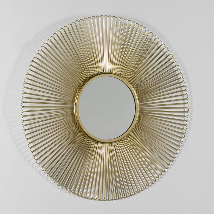 Espejo 81x2 Metal Dorado