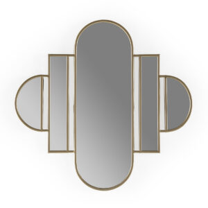 Espejo 84x3x80 Metal/espejo -- Dorado