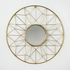 Espejo 84x4x80 Metal Dorado