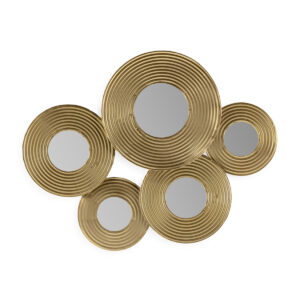 Espejo 86x3x68 Metal/Espejo -- Dorado