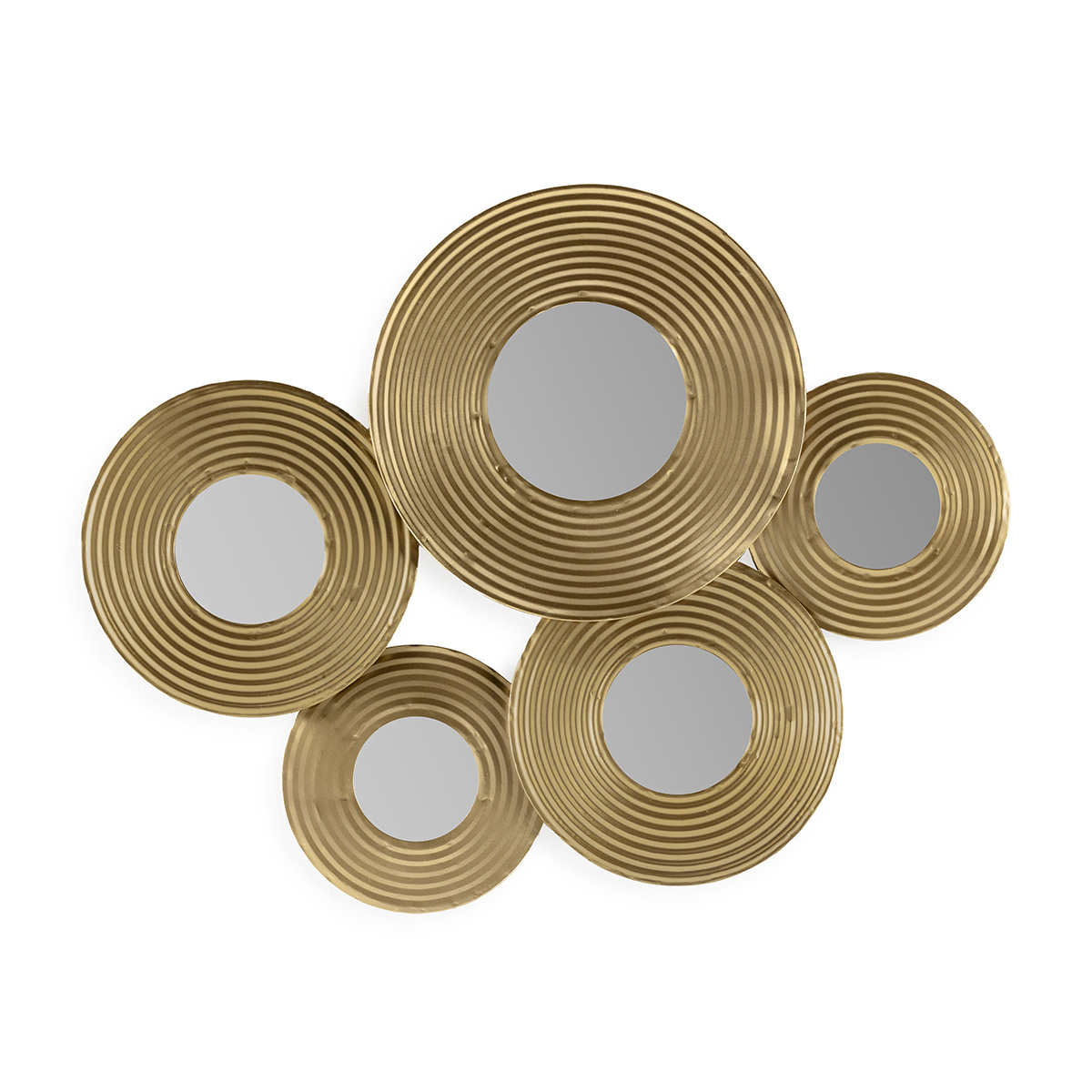 Espejo 86x3x68 Metal/Espejo -- Dorado