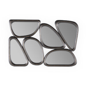 Espejo 89x2x61 Metal/espejo -- Gris