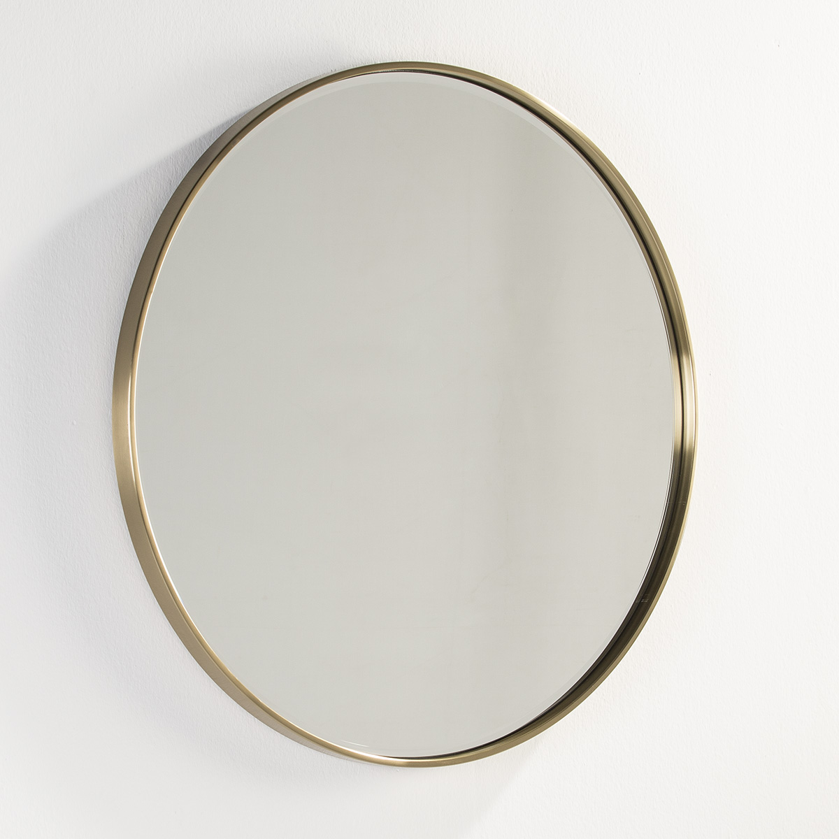 Espejo 90x4x90 Cristal/Metal Dorado