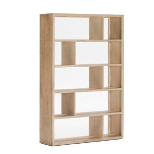 Estanteria 120x34x180 Madera Blanco Velado