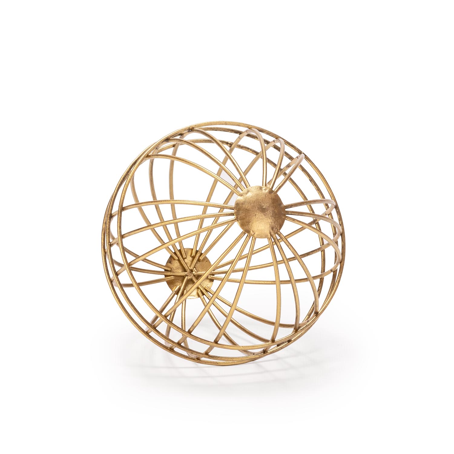 Figura 12x12x12 Metal Dorado