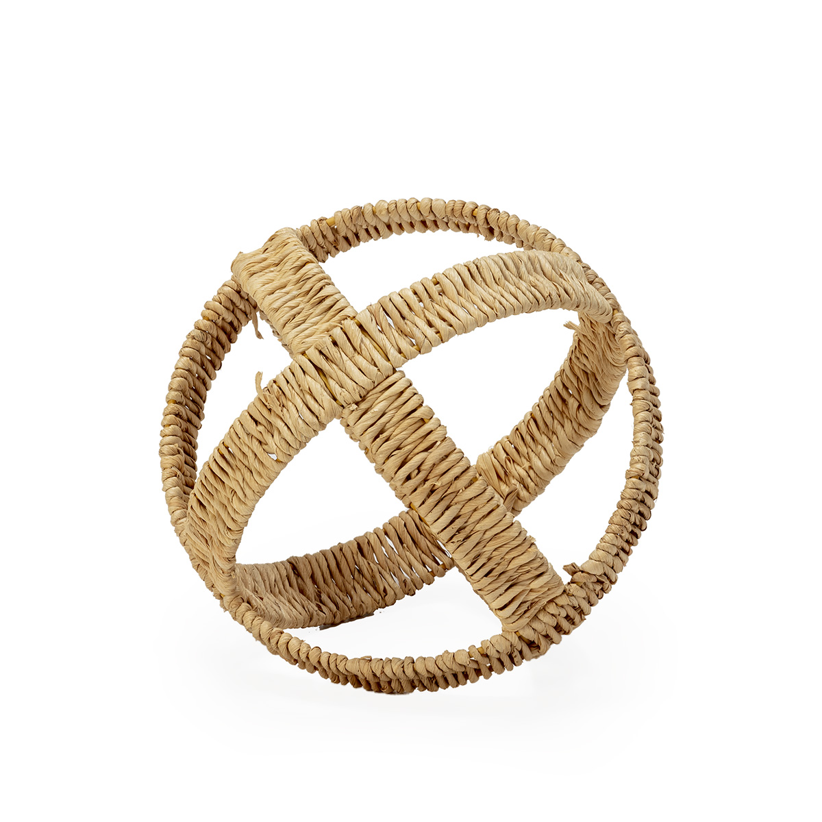 Figura 18x18x18 Metal/Cuerda Natural