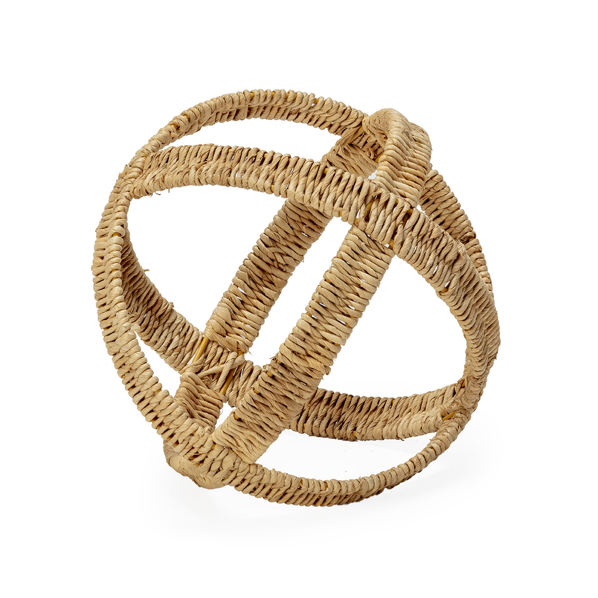 Figura 23x23x23 Metal/Cuerda Natural