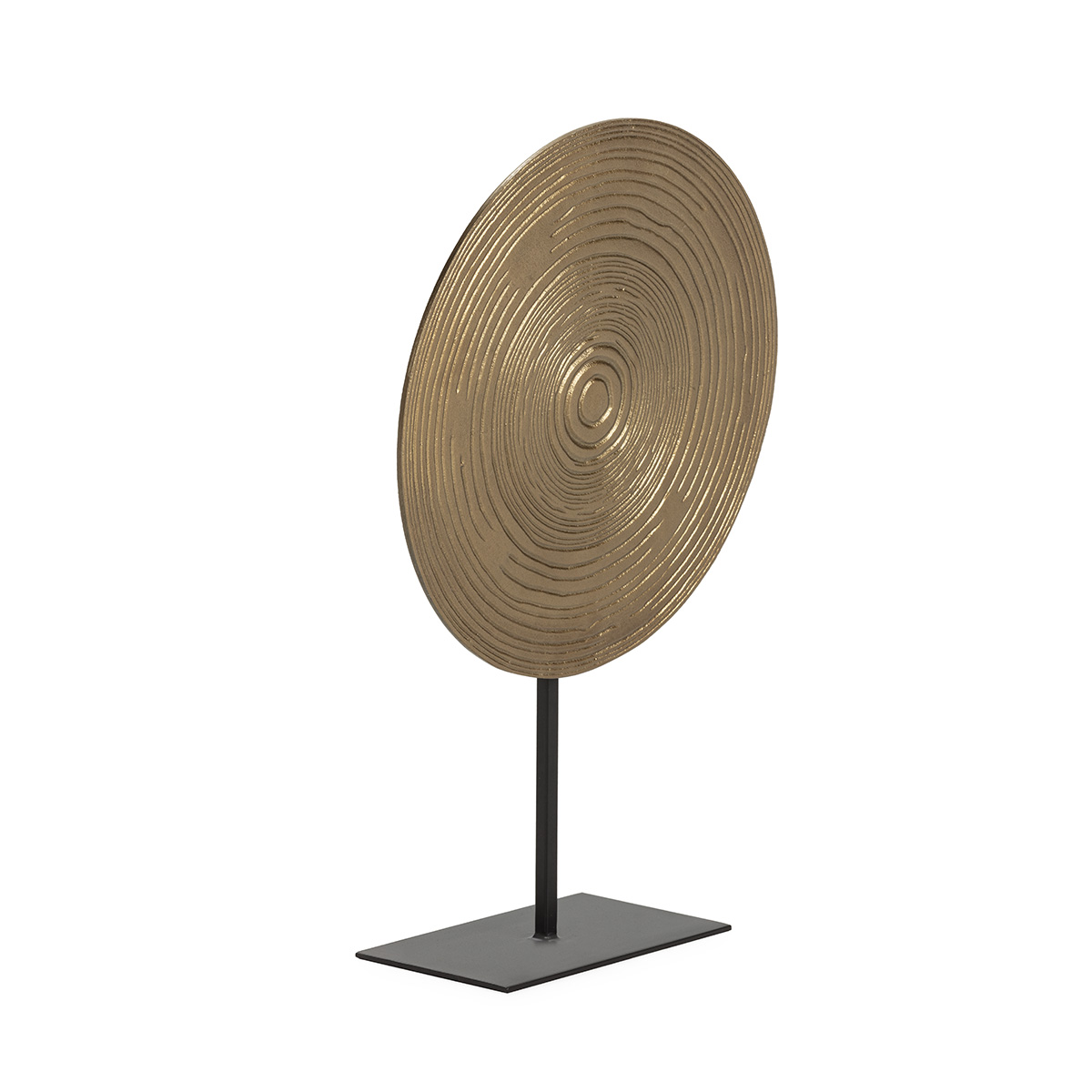 Figura 40x14x60 Aluminio -- Negro/Dorado