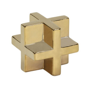 Figura Cerámica -- Dorado