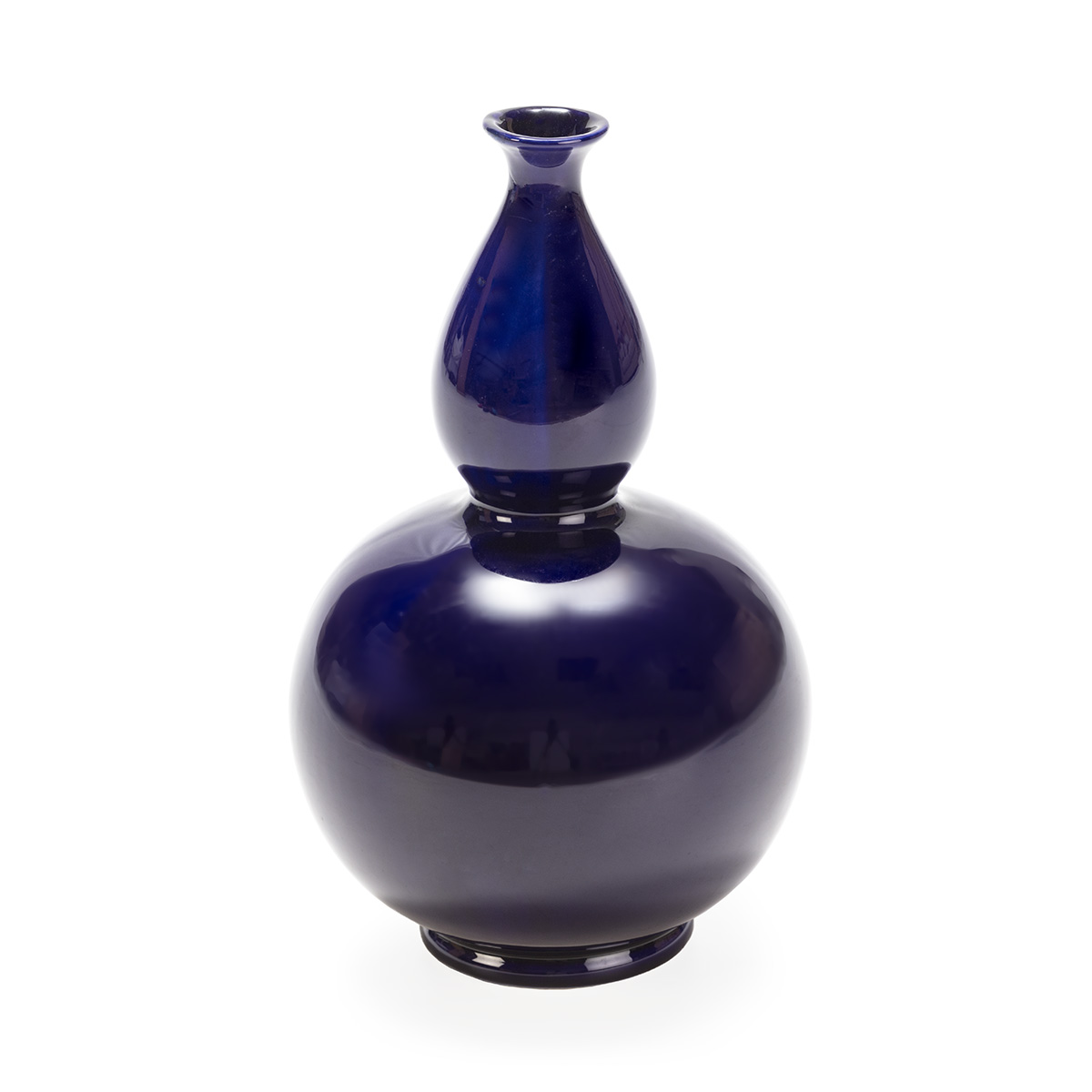 Jarrón 27x27x45 Cerámica Azul