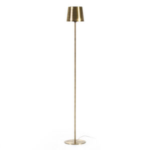 Lampara de Pie 24x24x170 Metal Dorado