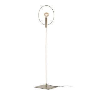 Lámpara de Pié 42x35x165 Metal Dorado