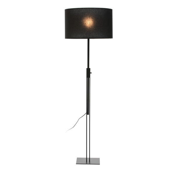 Lámpara de Pie sin pantalla 25x25x100/200 Metal Negro