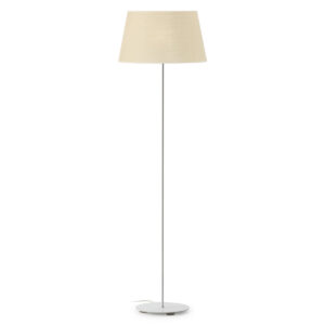 Lámpara de Pié sin pantalla 25x25x123 Metal -- Blanco