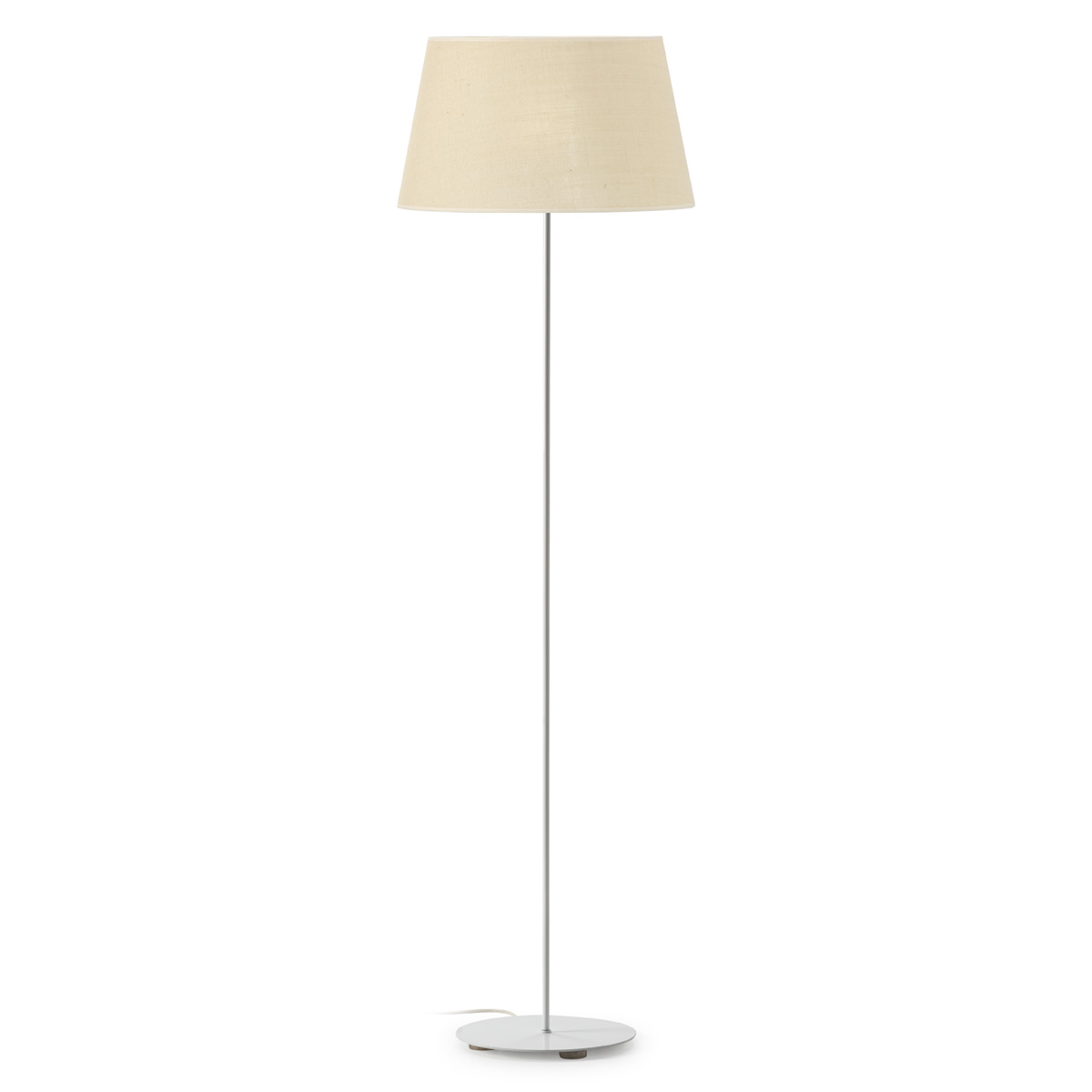 Lámpara de Pié sin pantalla 25x25x123 Metal -- Blanco