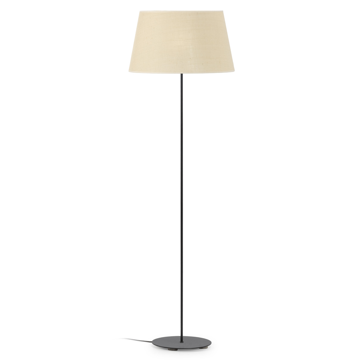 Lámpara de Pié sin pantalla 25x25x123 Metal -- Negro