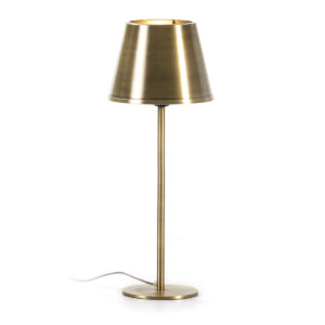Lámpara de Sobremesa 13x13x39 Latón -- Dorado
