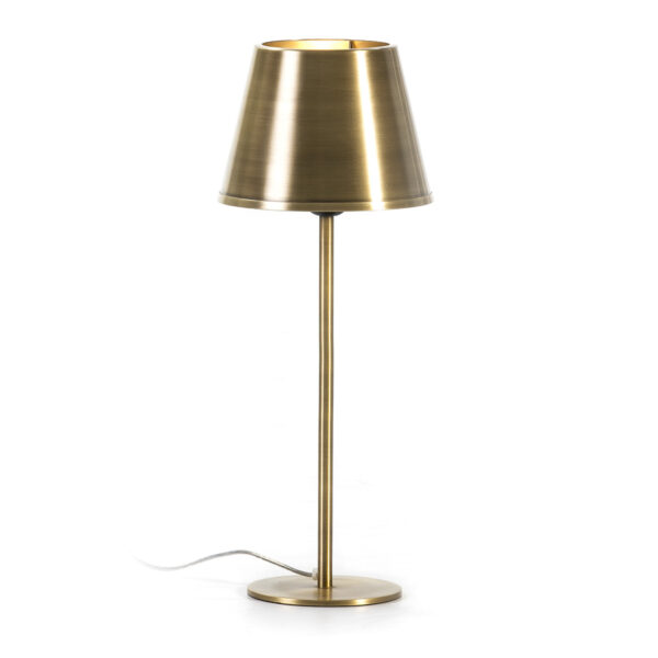 Lámpara de Sobremesa 13x13x39 Latón -- Dorado