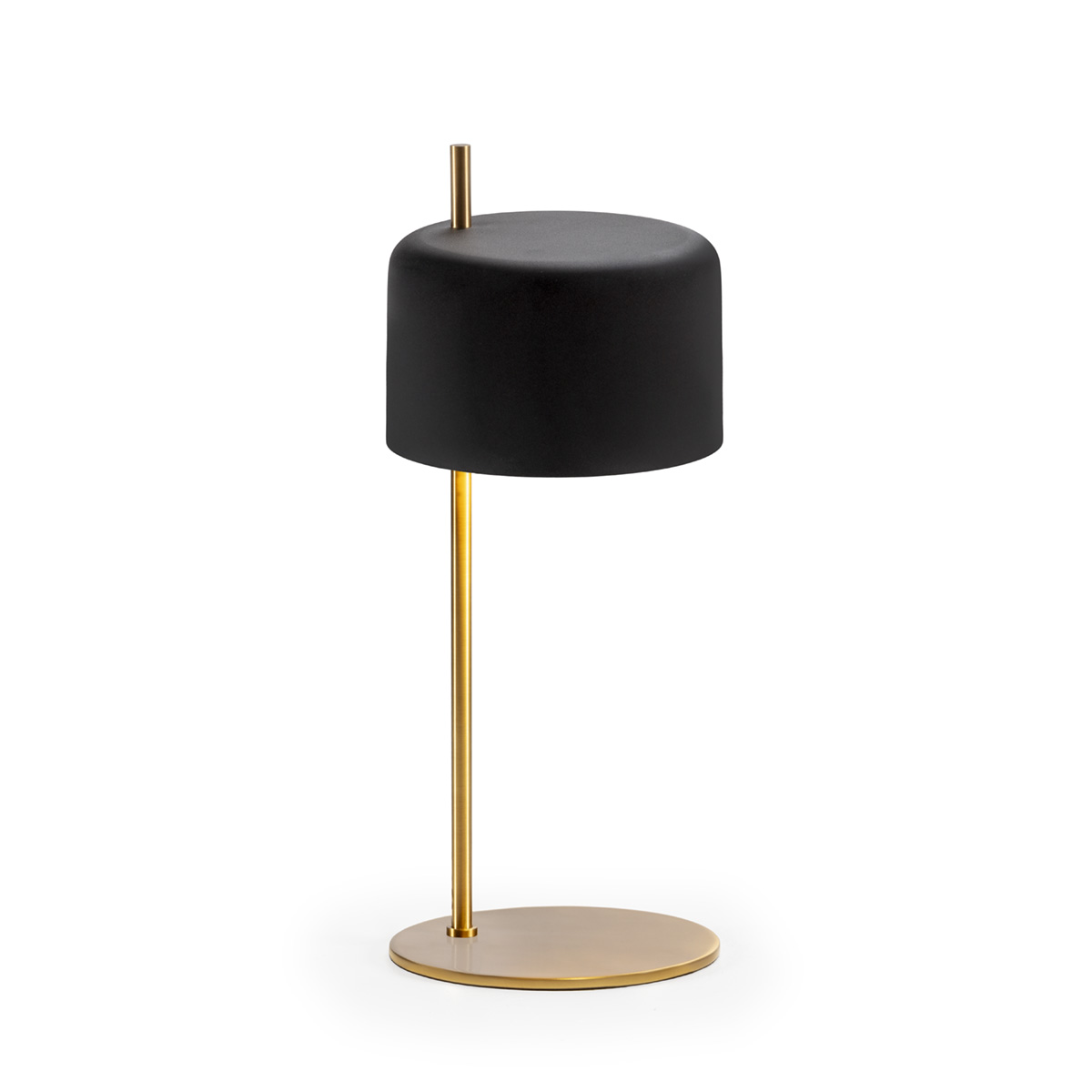 Lámpara de Sobremesa 20x20x50 Metal -- Dorado/Negro