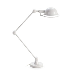 Lámpara de Sobremesa con pantalla 50x13x50 Metal Blanco