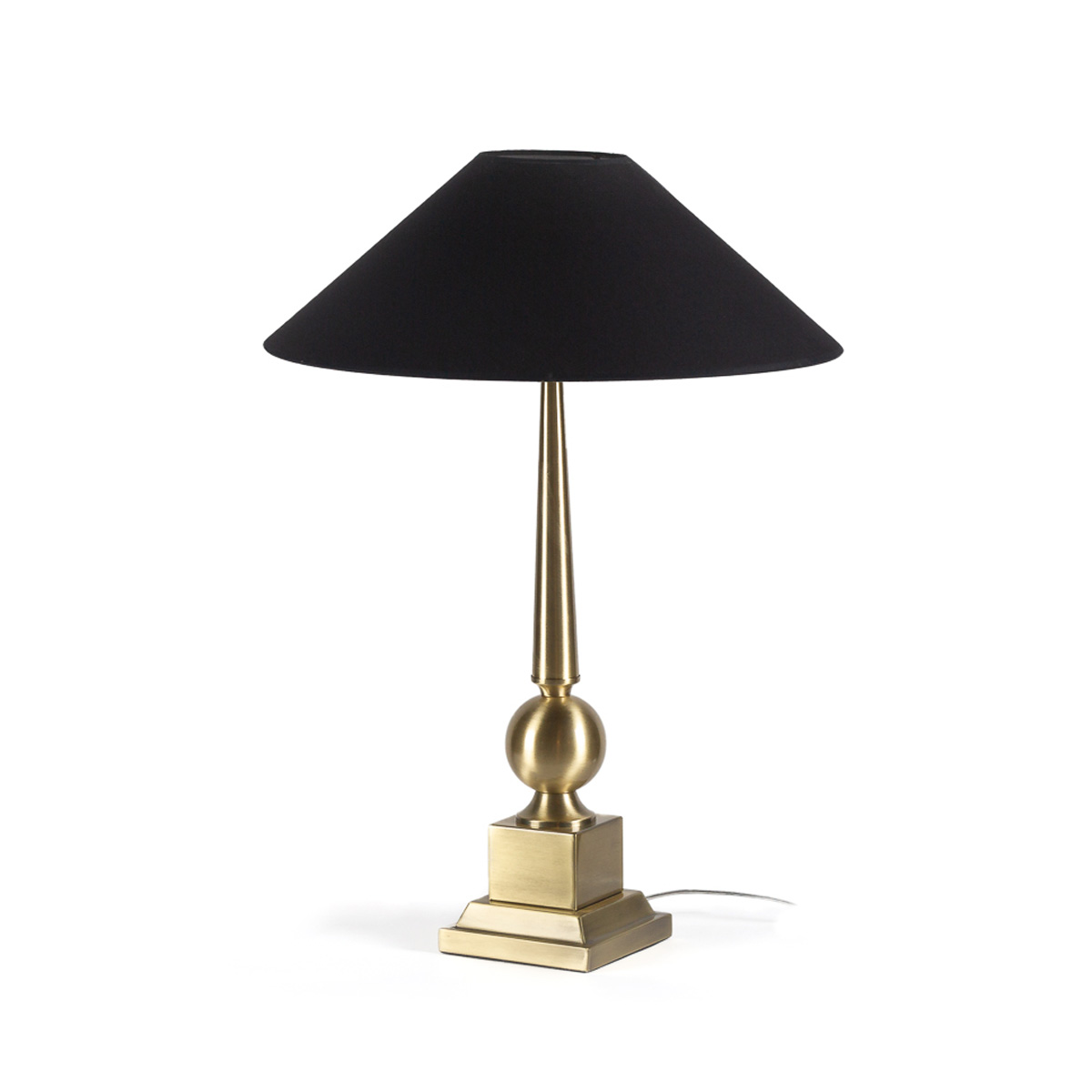 Lámpara de Sobremesa sin pantalla 15x15x60 Metal Dorado