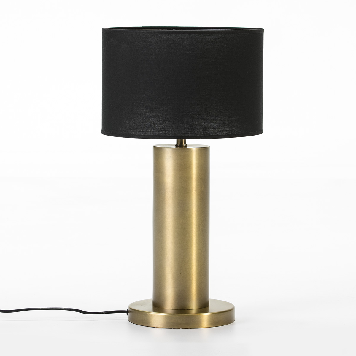 Lampara de Sobremesa sin pantalla 20x20x40 Metal Dorado