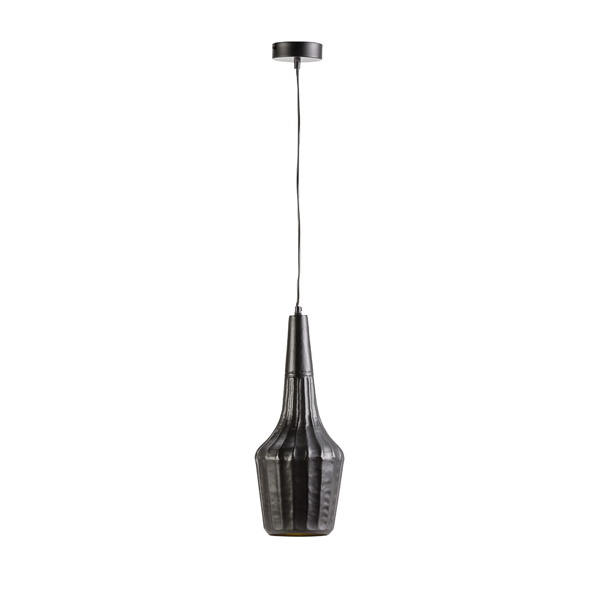 Lámpara de Techo 20x20x48 Metal Negro